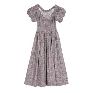 Doen Petit Jardin Floral Cotton Deia Dress M